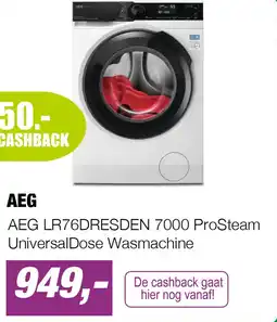 EP AEG LR76DRESDEN 7000 ProSteam UniversalDose Wasmachine aanbieding