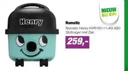EP Numatic Henry HVR160-11+Kit AS0 Stofzuiger met Zak aanbieding
