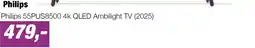 EP Philips 55PUS8500 4k QLED Ambilight TV (2025) aanbieding