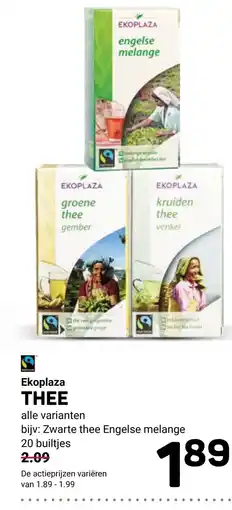 Ekoplaza Ekoplaza THEE aanbieding