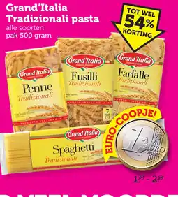 Coop Grand'Italia Tradizionali pasta aanbieding