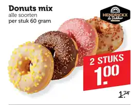 Coop Donuts mix aanbieding