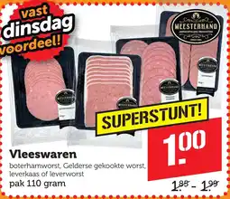 Coop Vleeswaren aanbieding