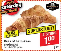 Coop Kaas of ham-kaas croissant aanbieding