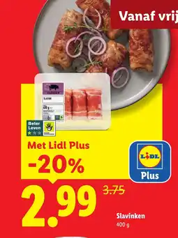 Lidl Slavinken aanbieding