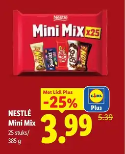 Lidl Nestlé mini mix aanbieding