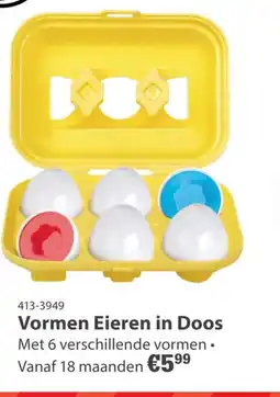 Toys2Play Vormen Eieren in Doos aanbieding