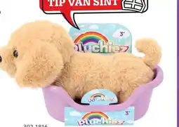 Toys2Play Pluchiez hondje aai en blaf in mand 2 assorti aanbieding