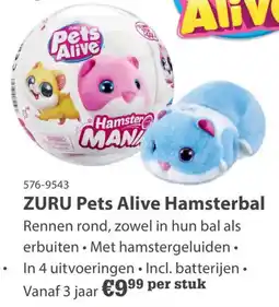 Toys2Play ZURU Pets Alive Hamsterbal aanbieding
