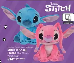 Toys2Play Stitch of Angel Pluche aanbieding