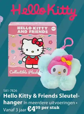 Hello Kitty & Friends Sleutelhanger