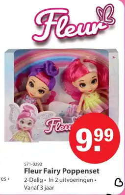 Toys2Play Fleur Fairy Poppenset aanbieding