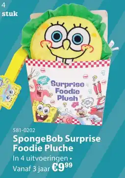 Toys2Play SpongeBob Surprise Foodie Pluche aanbieding