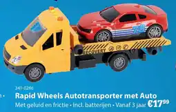 Toys2Play Rapid Wheels Autotransporter Met Auto aanbieding