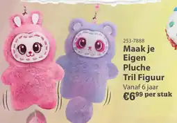 Toys2Play Creafun Trend Maak je Eigen Pluche Tril Figuur aanbieding