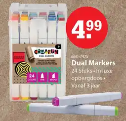 Toys2Play Creafun Dual Markers aanbieding