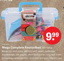 Toys2Play Creafun Mega Complete Knutselbox aanbieding