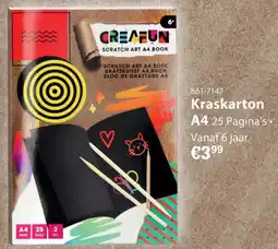 Toys2Play Creafun Kraskarton A4 aanbieding