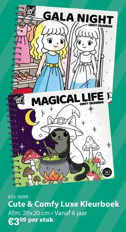 Toys2Play Cute & Comfy Luxe Kleurboek aanbieding