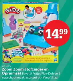 Toys2Play Play-Doh Zoom Zoom Stofzuiger en Opruimset aanbieding