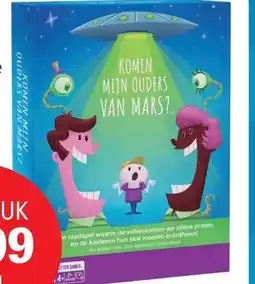 Toys2Play Spel Komen Mijn Ouders Van Mars? aanbieding