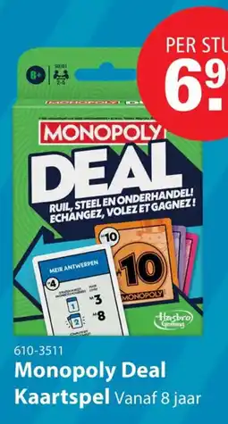 Toys2Play Spel Monopoly Deal Kaartspel aanbieding