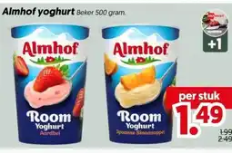 Dekamarkt Almhof yoghurt aanbieding