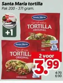 Dekamarkt Santa Maria tortilla aanbieding