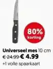 Dekamarkt Universeel mes aanbieding