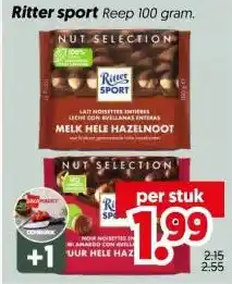 Dekamarkt Ritter sport aanbieding