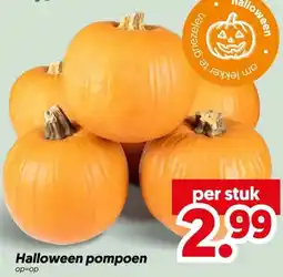 Dekamarkt Halloween pompoen aanbieding