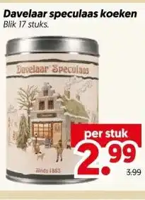 Dekamarkt Davelaar speculaas koeken aanbieding