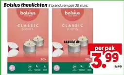 Dekamarkt Bolsius theelichten aanbieding
