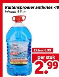 Dekamarkt Ruitensproeier antivries -10° aanbieding