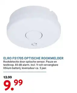 Kluswijs elro fs1705 optische rookmelder aanbieding