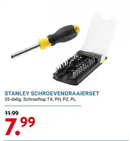 Kluswijs stanley schroevendraaierset aanbieding