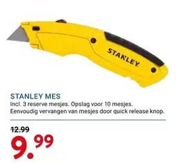Kluswijs STANLEY MES aanbieding