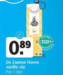 Albert Heijn De Zaanse Hoeve vanille vla aanbieding