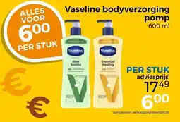 Trekpleister Vaseline Bodyverzorging Pomp aanbieding