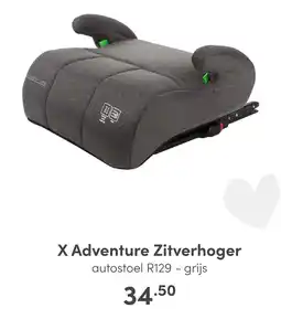 Baby & Tiener X Adventure Zitverhoger aanbieding