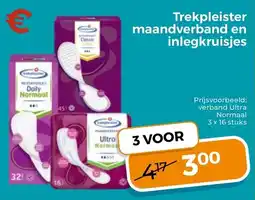 Trekpleister Trekpleister Maandverband en Inlegkruisjes aanbieding