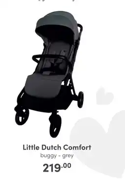 Baby & Tiener Little Dutch Comfort buggy - grey aanbieding