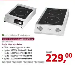 HANOS Select Cuisine Inductiekookplaten aanbieding