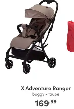 Baby & Tiener X Adventure Ranger buggy - taupe aanbieding