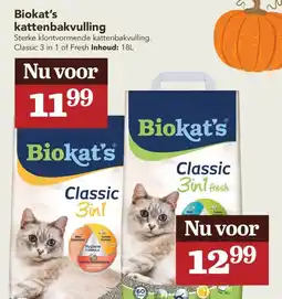 Discus Biokat's kattenbakvulling aanbieding