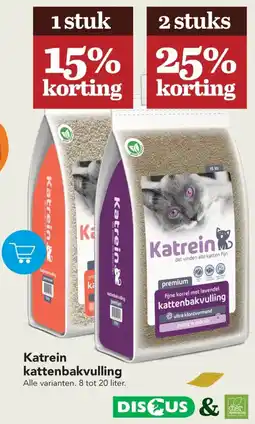 Discus Katrein kattenbakvulling aanbieding