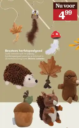 Discus Beeztees herfstspeelgoed aanbieding