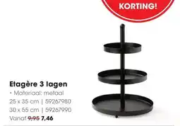 HANOS Etagère 3 lagen aanbieding