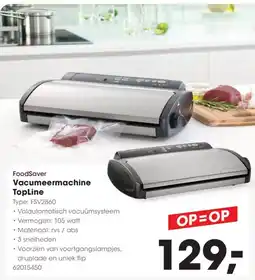 HANOS FoodSaver Vacuumeermachine TopLine aanbieding