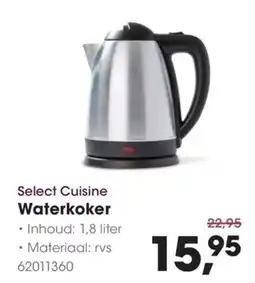 HANOS Select Cuisine Waterkoker aanbieding